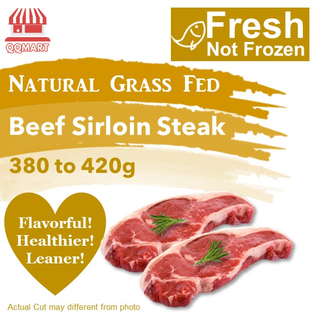 Natural Grass Fed Beef Sirloin Steak